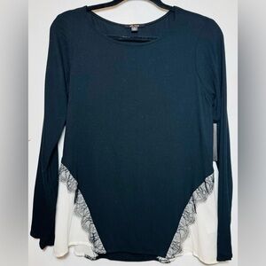 ELLA MOSS Lace-Detail Top
